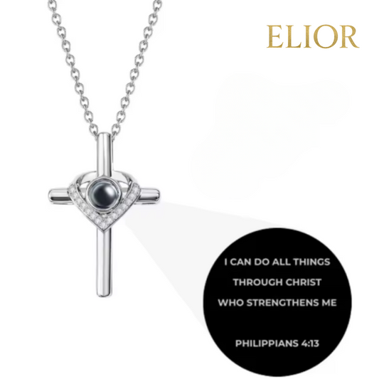 You won: Cross projection necklace!